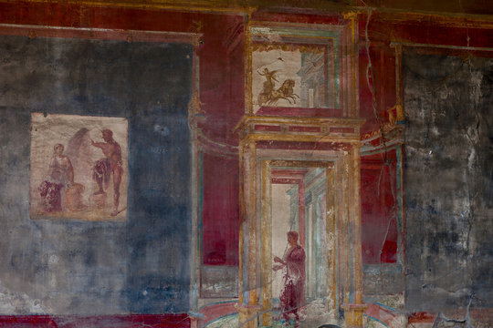 Murals in Pompeii