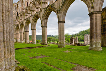 Ruins of ancient Abbey in England.