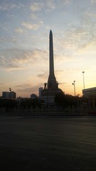 Fototapeta na wymiar Victory monument in Bangkok city Thailand