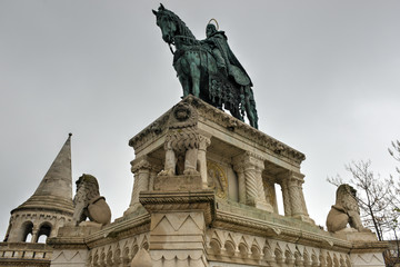 Fototapeta na wymiar Saint Istvan Monument - Budapest, Hungary