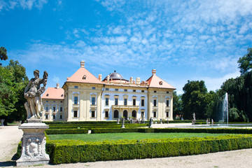 Fototapeta premium castle Slavkov near Brno, Moravia, Czech republic