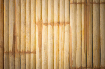 grunge yellow bamboo background and texture