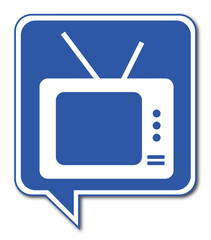 Logo tv, télévision.