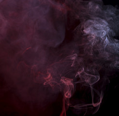 Elegant colorful smoke pattern