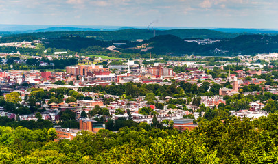 View of York, Pennsylvania, from Top of the World.