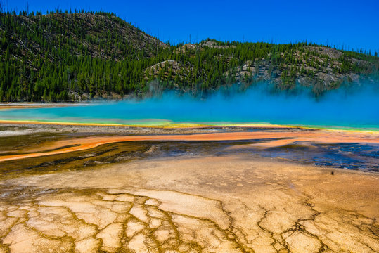 Grand Prismatic Spring in Yellowstone National Park