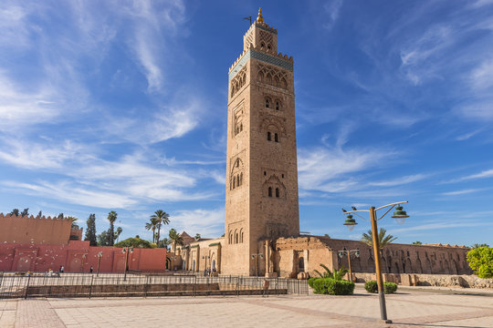koutoubia mosque in MARRAKECH morocco