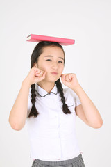 스튜디오 안의 고등학생들