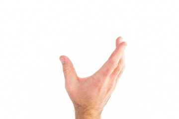 Obraz premium Hand presenting