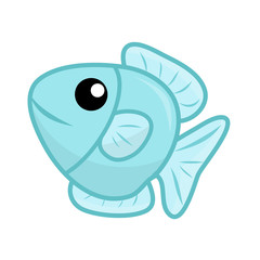 fish isolated illustration