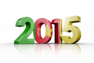 Composite image of cameroon national flag