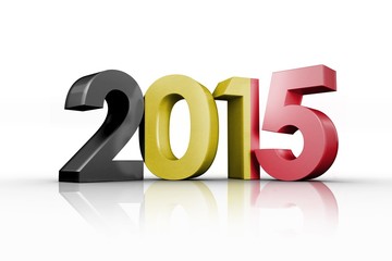 Composite image of belgium national flag