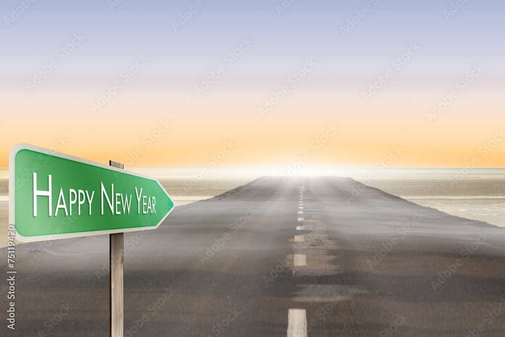 Poster composite image of happy new year