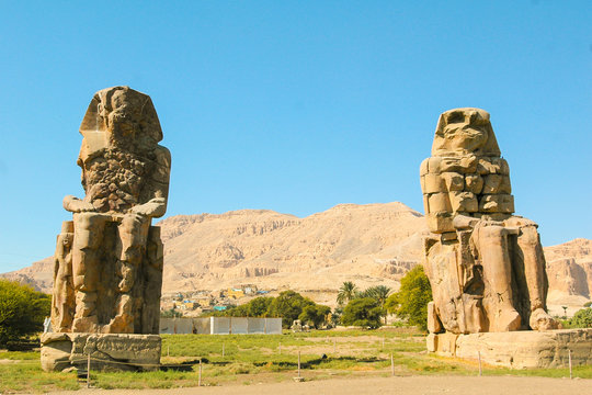 Colos of Memnon, Egypt