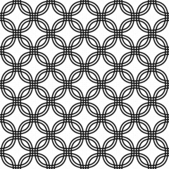 Seamless round grid pattern