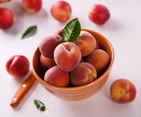 fresh peaches