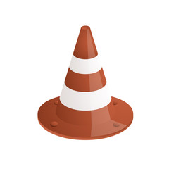 Vector modern traffic cones