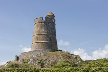 Fototapeta na wymiar Lookout Tower Vauban of Fort de la Hougue