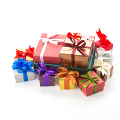 Gift box isolated on white