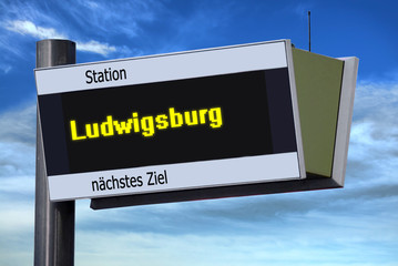 Anzeigetafel 6 - Ludwigsburg