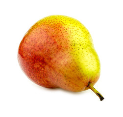 Tasty corella pear lying on its side