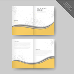 Fototapeta premium abstract wavy banner template design