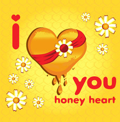 медовое сердце