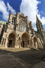 La cathédrale Notre de Dame de Chartres ,en France