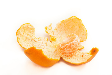 Fototapeta na wymiar Japanese mandarin orange also known as a mikan