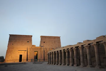 Wandcirkels plexiglas Egypt Temple of Philae © FreeProd