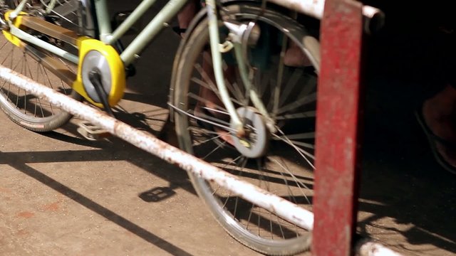 feet of people walking in shales