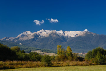 Landscape with mountains