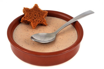 La crème dessert au pain d'épices