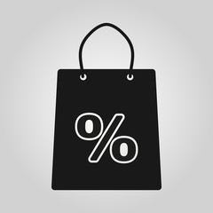 The shopping bag icon