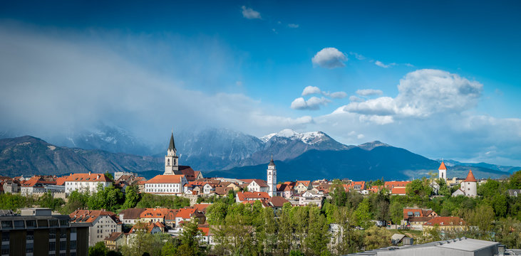 Kranj, Slovenia - Panorama view