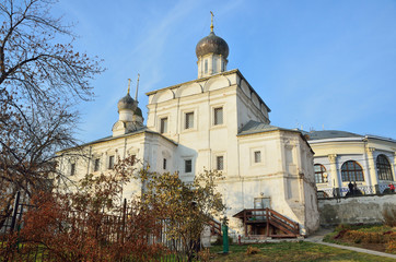 Fototapeta na wymiar Москва. Церковь Максима Блаженного на Варварке (1698-1699)