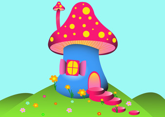 mushroom house