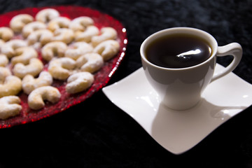 Kaffee und Weihnachtsgebäck
