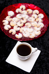 Kaffee und Weihnachtsgebäck