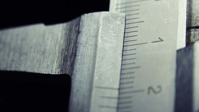 The movement of caliper