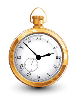 Old gold watch