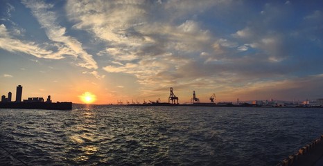 Naklejka premium hafen von osaka