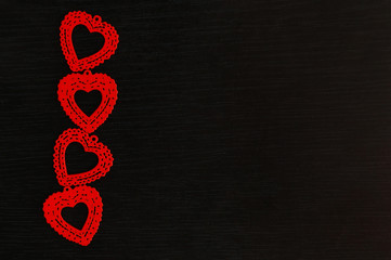 blank card with a Valentine's Day