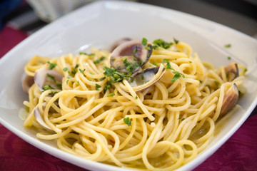 Spaghetti vongole