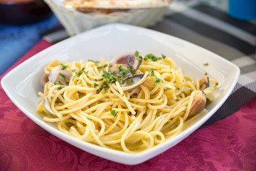Spaghetti vongole