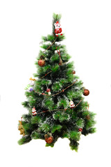 Christmas tree isolated on a white background