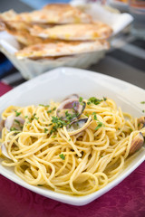 Spaghetti vongole