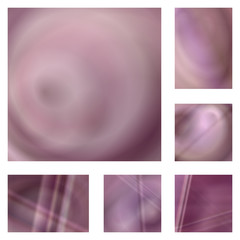 Purple abstract background set