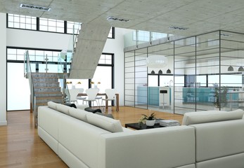 modern Loft Interior Design