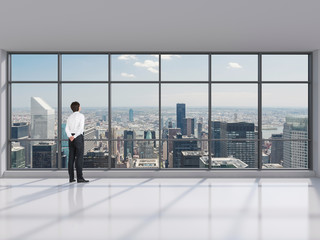 Fototapeta premium businessman standing in modern office